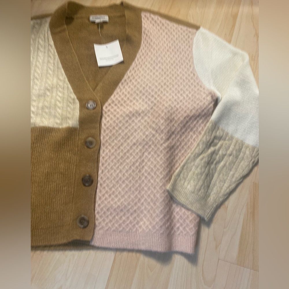 Colorblock Cardigan Sweater - Picture 7 of 13